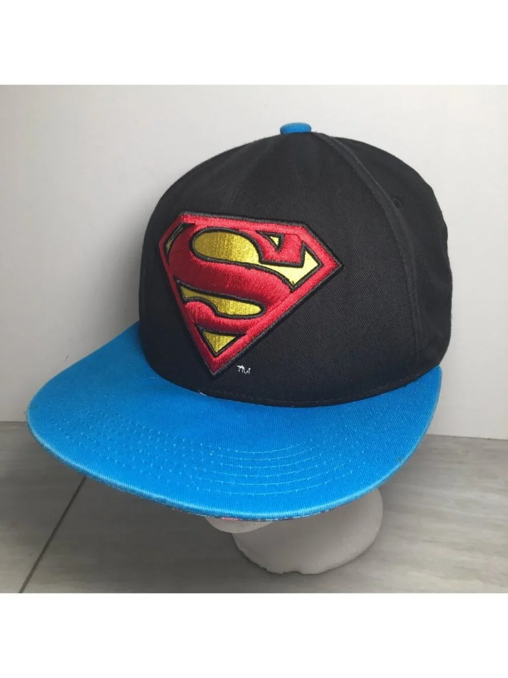 Superman DC Comics Youth Snapback Cap – Adjustable, Embroidered Logo
